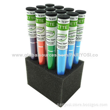 E Cig Suppliers, Tube Packing with Display Box, 500-puff, Various Colors Available